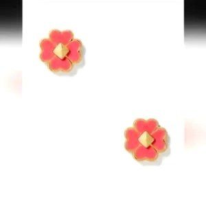Kate Spade - SPADES & STUDS ENAMEL STUDS - Color: Pink Peppercorn - NWT